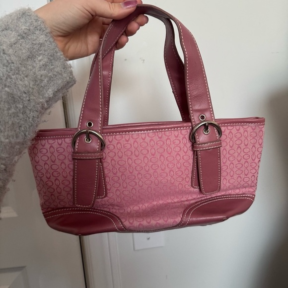 Y2K pink monogram Women's Handbag - Picture 2 of 10